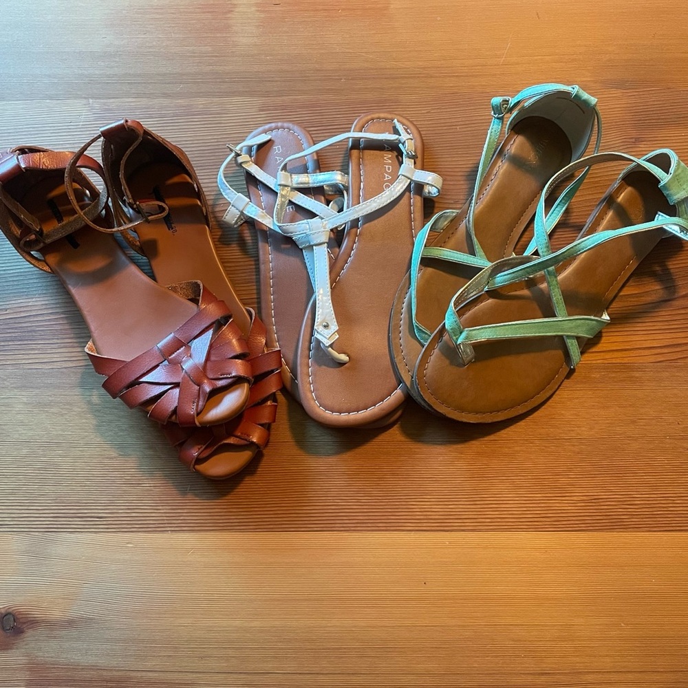 Lot of 3 Size 11 Sandals